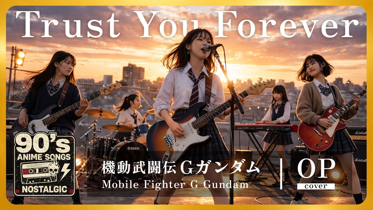 Mobile Fighter G Gundam Опенинг - Trust You Forever | Ностальгия по аниме 90-х [AI Rock Cover]