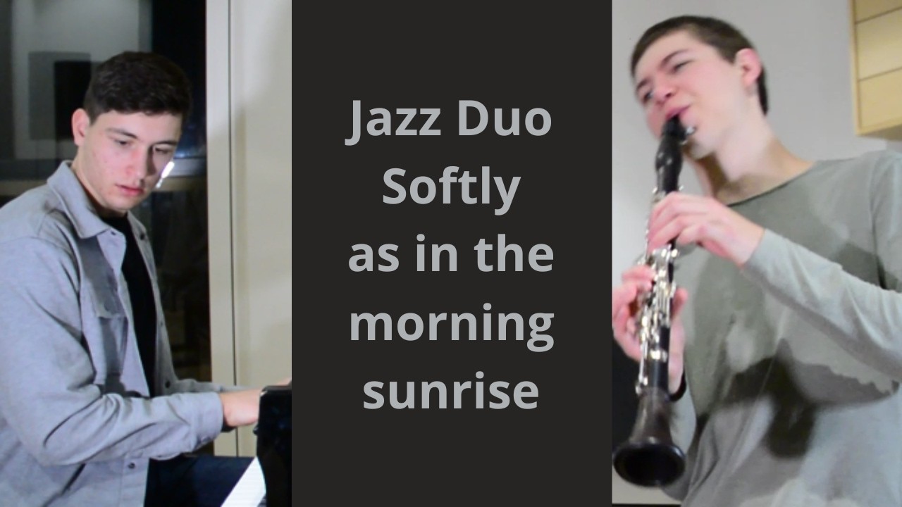 Jazz Clarinet and Piano Duet (Softly as in the Morning Sunrise)