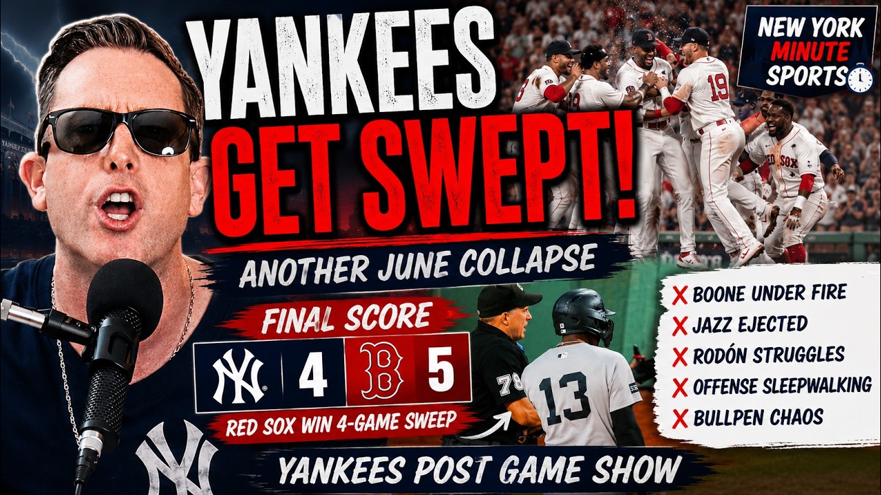 Yankees Post Game:The Yankees Are COLLAPSING Again&hellip; Is Aaron Boone Losing This Team?