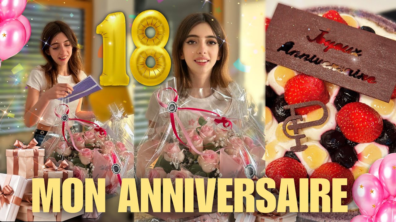 JE VLOG MES 18 ANS 🎂 *CADEAUX, ANNIVERSAIRE, STUDY*
