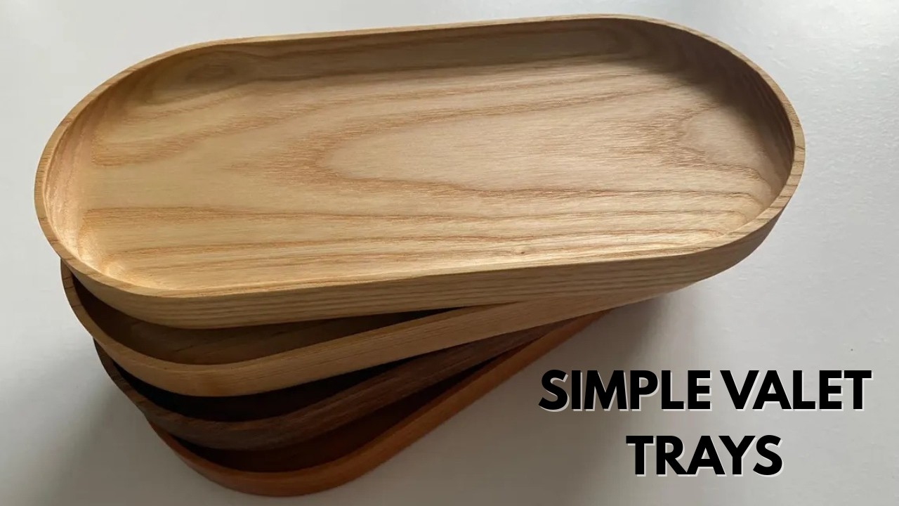 How I Make Custom Wooden Trays (CNC + Laser Engraving)