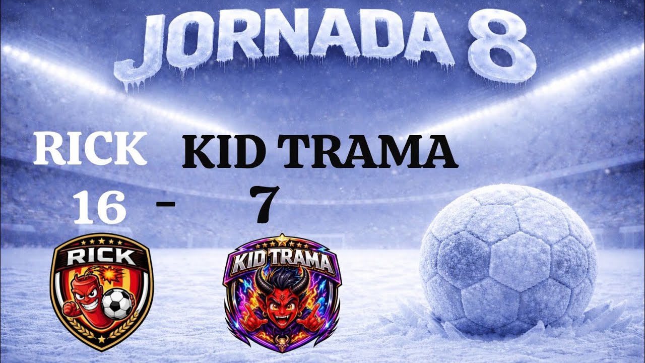 JORNADA 8⚽️ THAU STADIUM 10/10/2025 ⚪️Rick 17-6 Carlitos⚫️ Temporada 25/26 Futbol 5⚽️