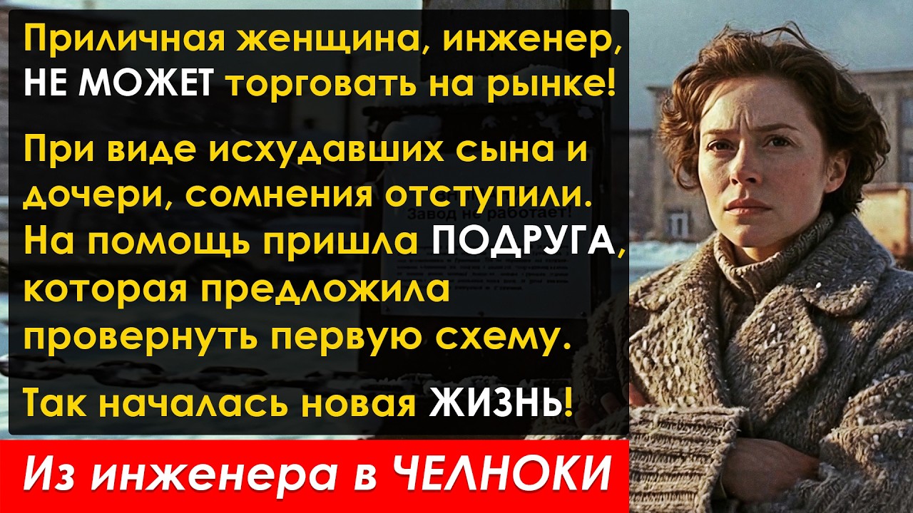 Жизнь ПОЧТИ заставила сдаться, но настоящая ДРУЖБА спасла её. Как ВЫЖИВАЛИ челноки 90-х.
