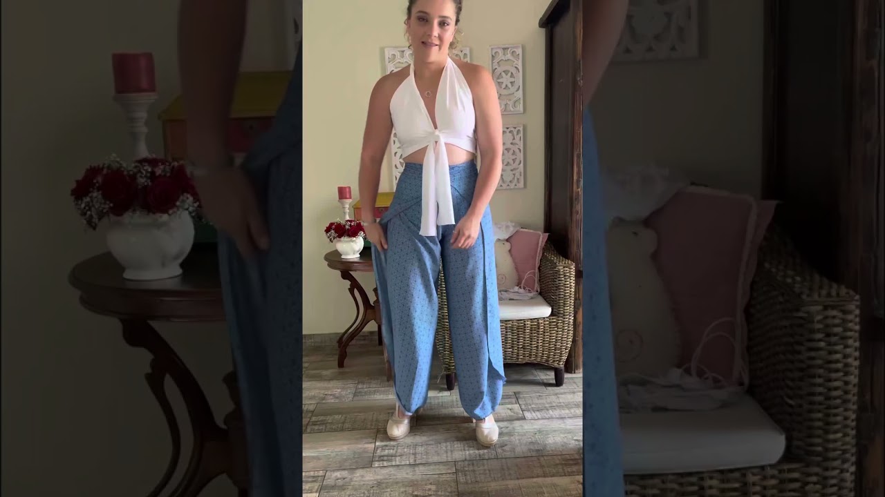 How to tie your Hip & Happy Wrap Pants