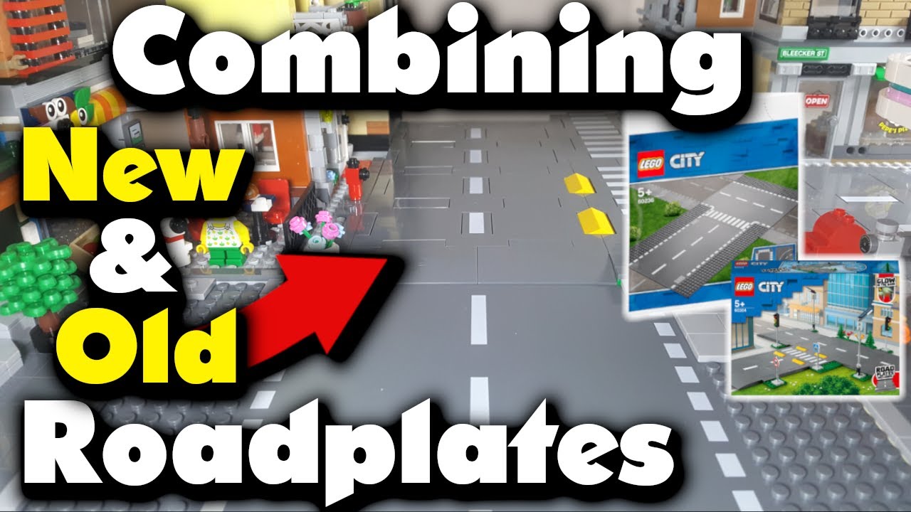 How To Combine LEGO Road Plates Together (New & Old)
