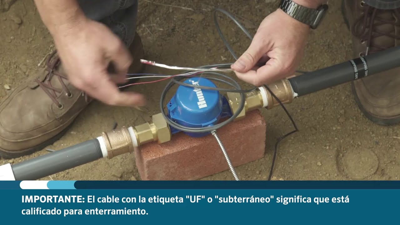 Hunter® Riego - Instalación de un caudalímetro | MOTORES Y REPUESTOS SA | Bs As | Argentina