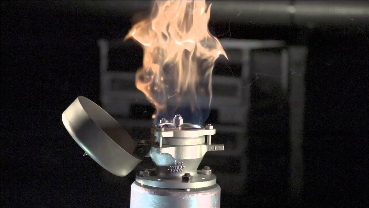 PROTEGO&reg; Deflagration Flame Arrester - Endurance Burn Demonstration