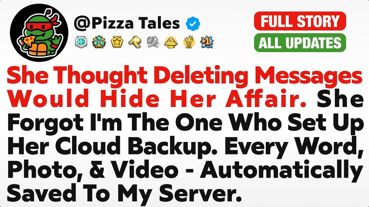 She Thought Deleting Messages Would Hide Her Affair. She Forgot I'm The One Who Set Up Her Cloud…