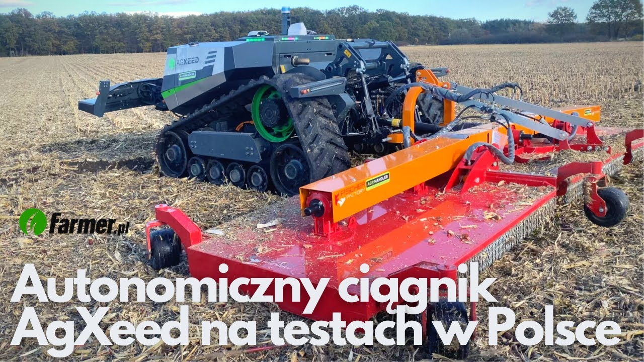 Ciągnik autonomiczny AgXeed podczas testów. Jak sobie poradził? | Farmer.pl