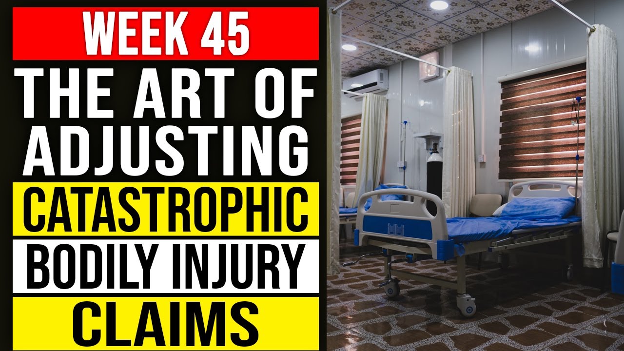 Week 45 The Art of Adjusting Catastrophic Bodily Injury