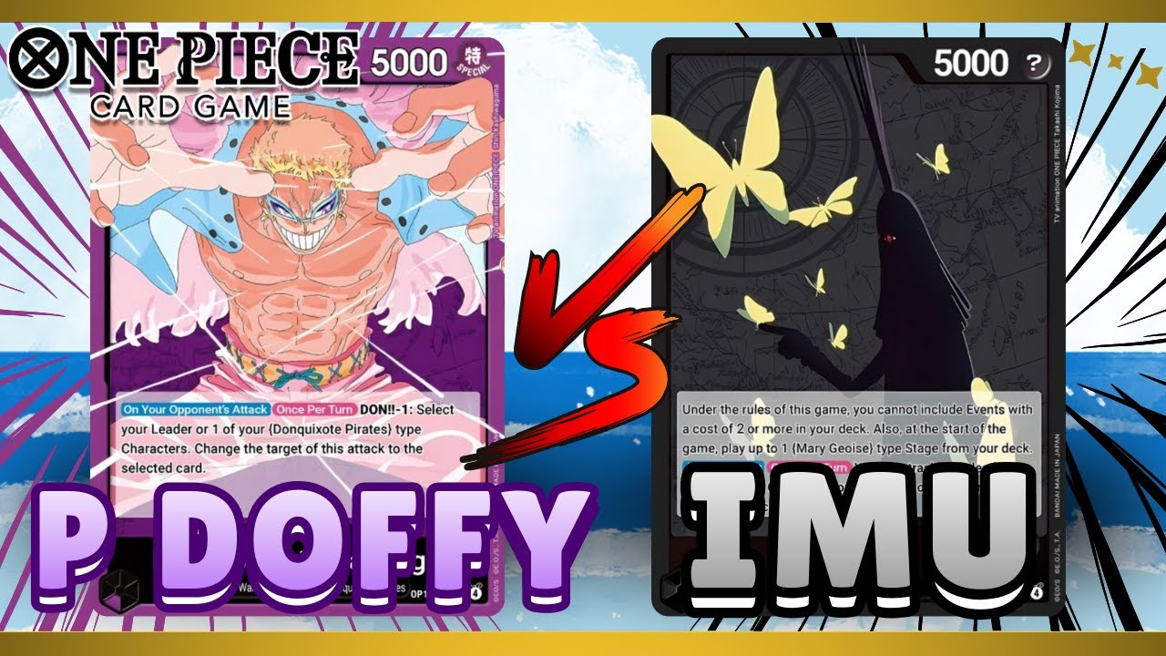 [OP14] Purple Doflamingo Vs Imu | If you like LATE GAME strategy, play this deck
