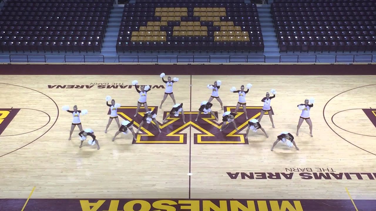 DanceFullOut13 - University of Minnesota Dance Team Pom 2014