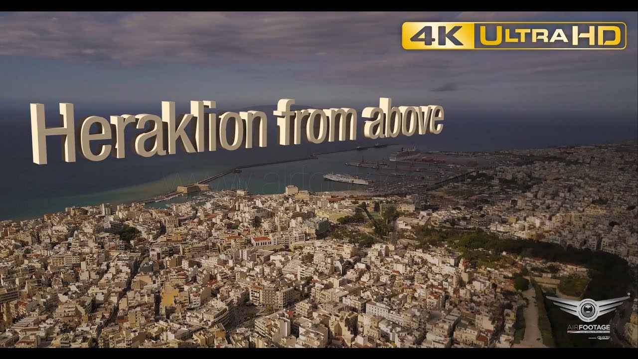 Heraklion from above | Το Ηράκλειο από ψηλά - AirFootage.gr [4K]