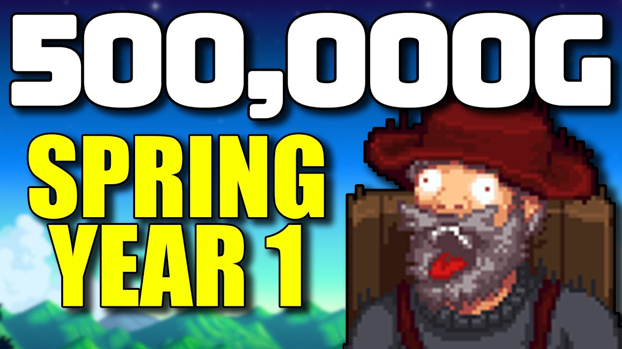 Can I Make 500,000G in Spring?? | The Ultimate Stardew Valley Guide