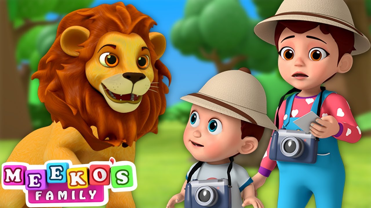 [4K] Move It Like The Animals Song | More Animal Sounds Songs for Babies | Meeko's Family