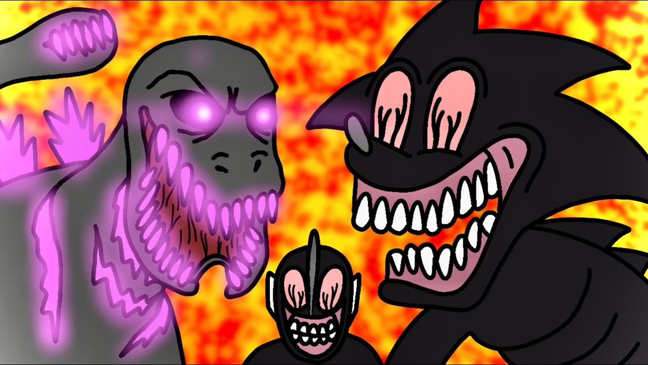 Shin Cartoon EXE против Shin Godzilla - Часть 3 (Анимация)