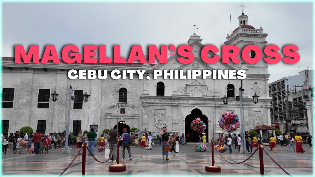 WALKING THROUGH HISTORY Magellan’s Cross Cebu Virtual Tour Philippines 4K 🇵🇭