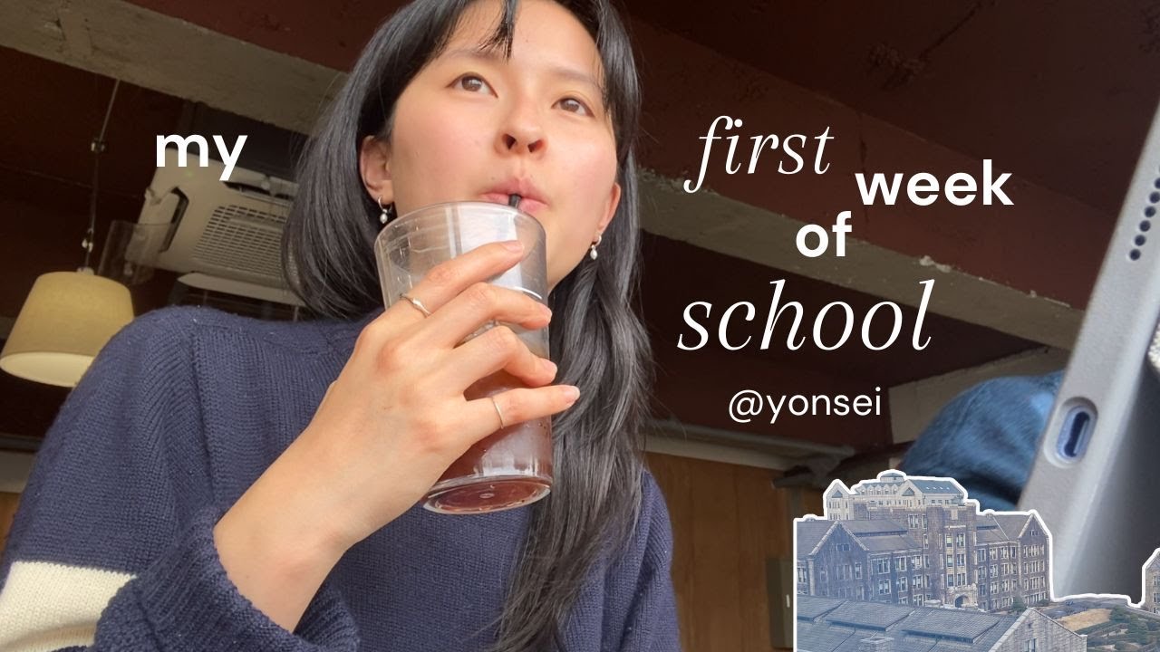 my first week of grad school in korea 📚 yonsei international student vlog