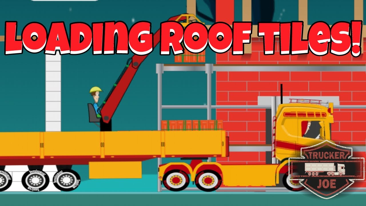 Trucker Joe - Loading roof tiles