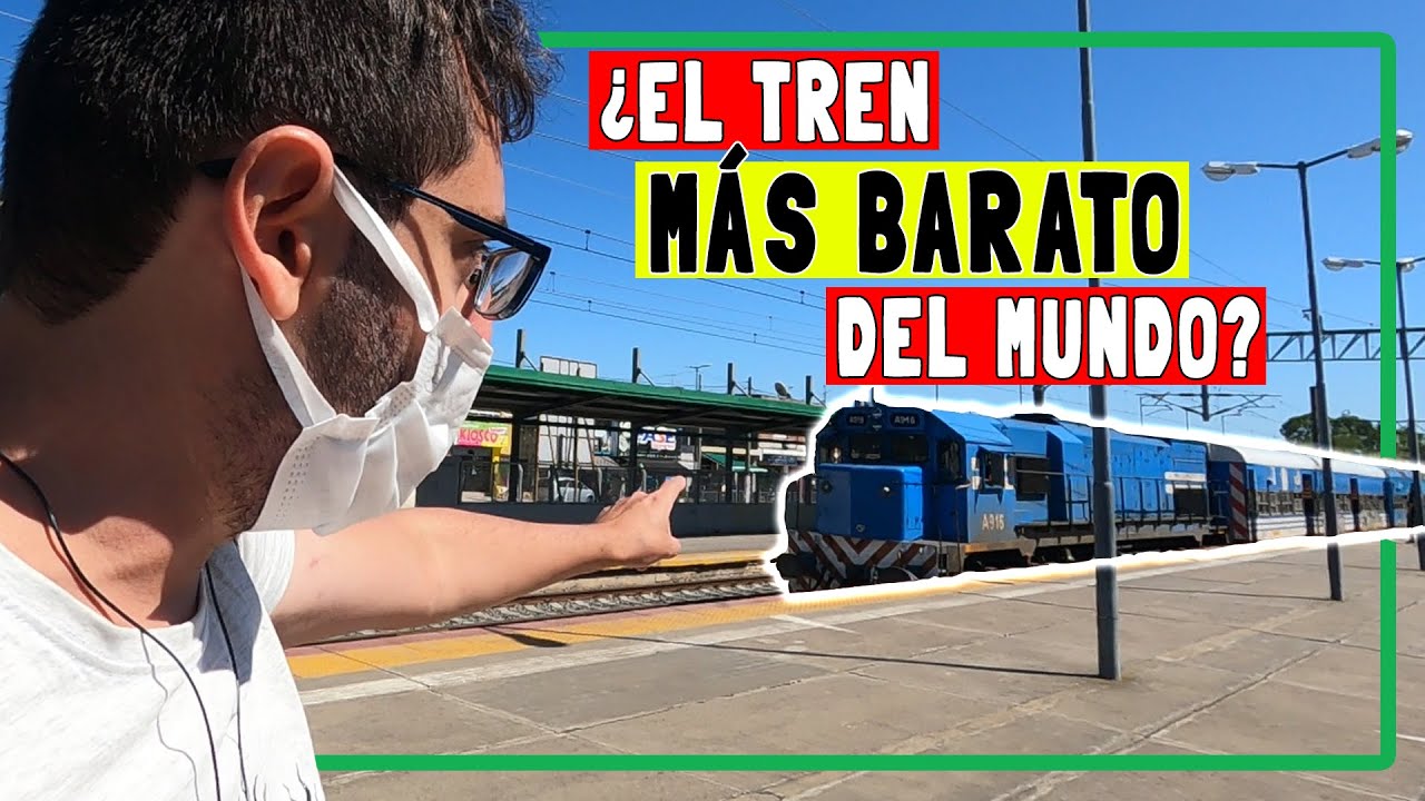 ¿El tren más BARATO del MUNDO?🚂 Viaje de CONSTITUCIÓN a CHASCOMÚS