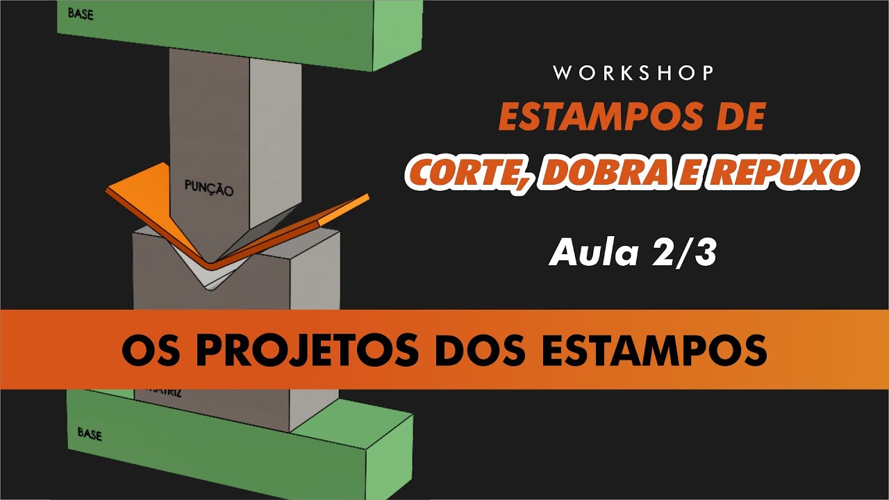 Workshop Estampos de Corte, Dobra e Repuxo | Os Projetos dos Estampos 🔥