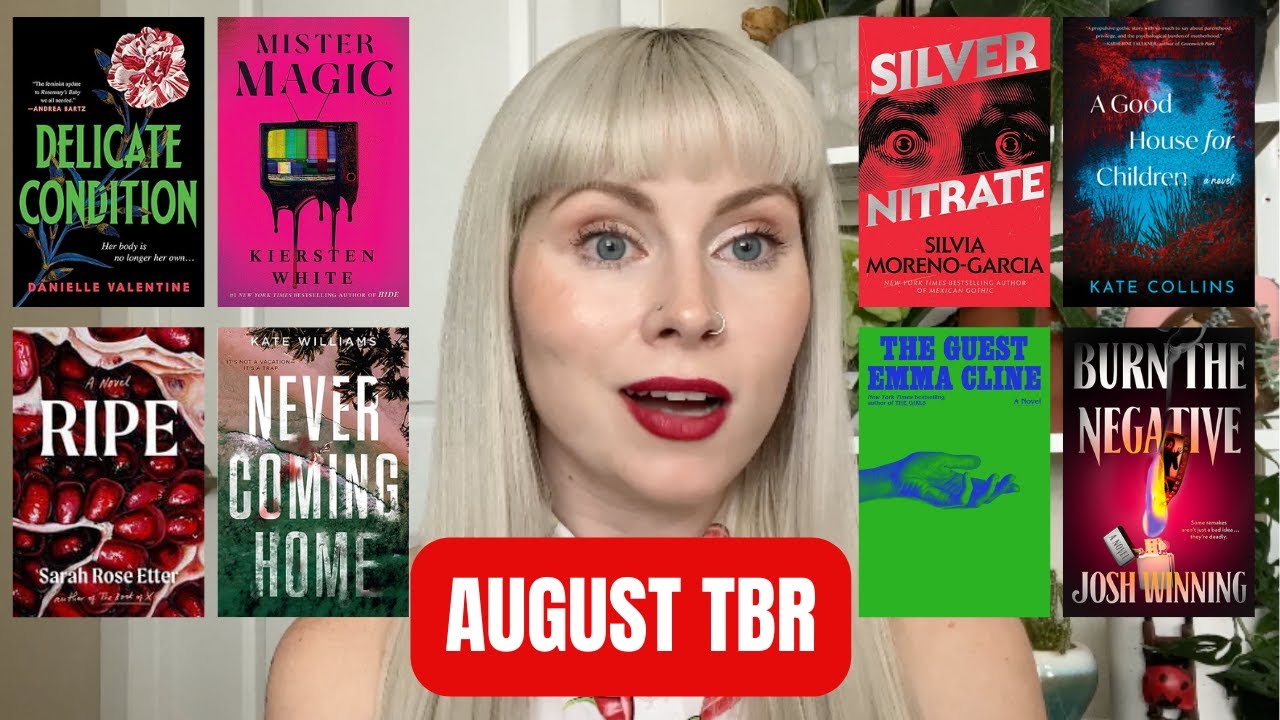 August TBR | Summer New Releases | Spooky Reads 👻