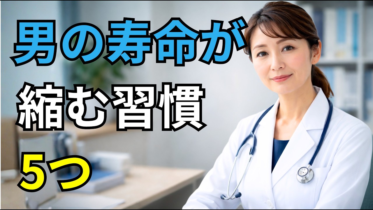 【内科医が警告】男性の寿命を縮める5つの生活習慣｜80歳を超えられない本当の原因