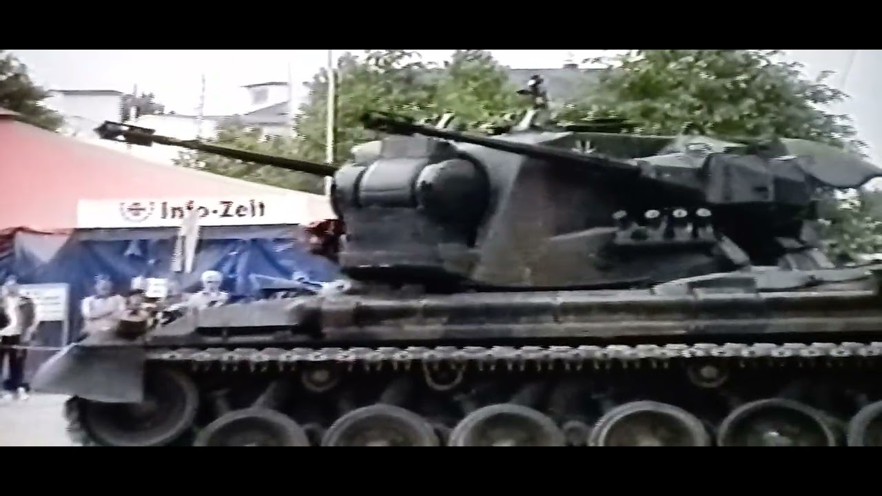 Flakpz. Gepard bei Unser Heer in Soest 1998.
