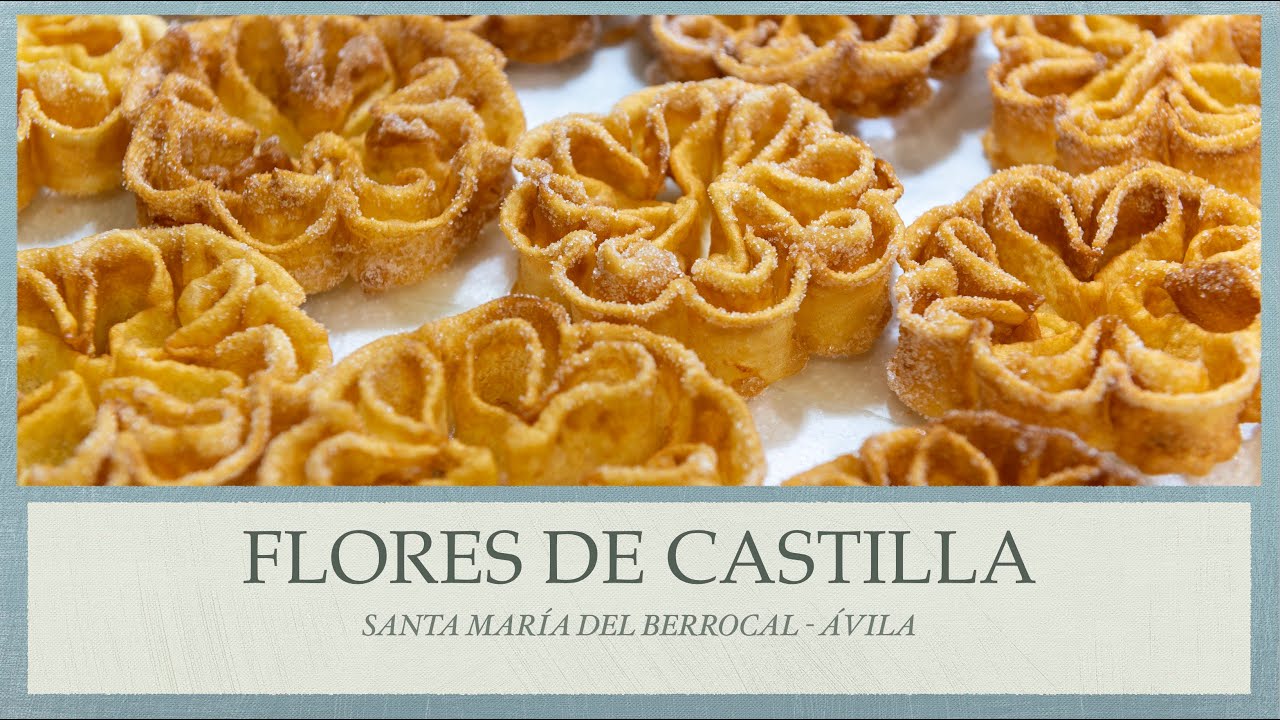 FLORES FRITAS de CASTILLA 🌸 FLORETAS 🌺 FLORÓN 🌸 FLOR DE LIS 🌼 HOJUELA ❤️ SOLTERITAS 🎉 FLOR CARNAVAL