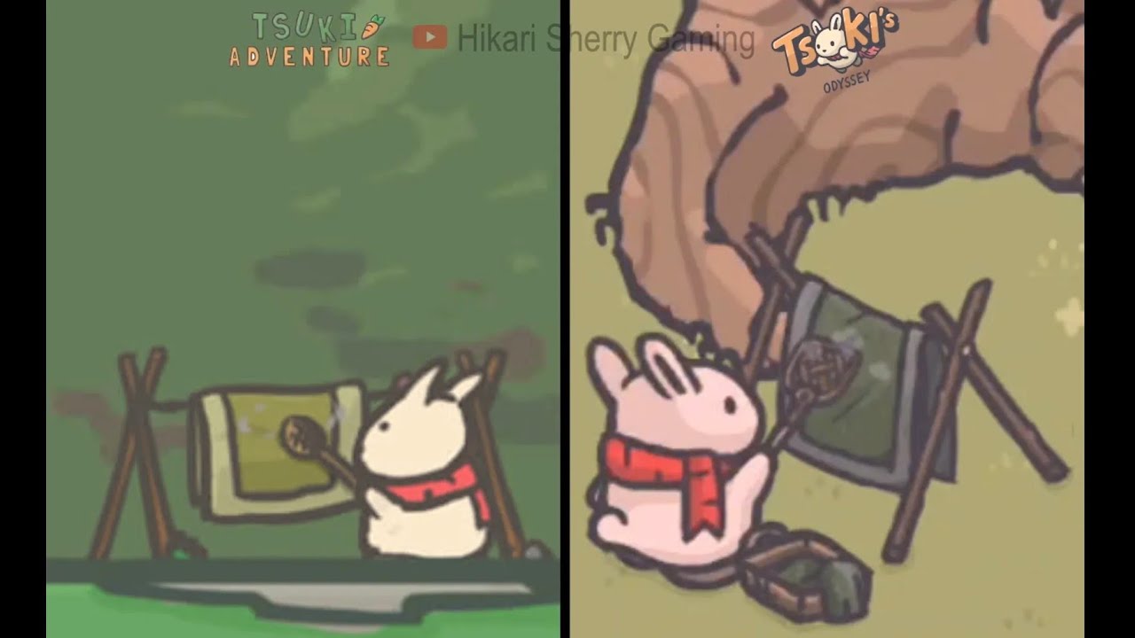 Tsuki Adventure vs Tsuki's Odyssey Good Old Days 月兔冒险对比月兔漫游 回忆美好时光