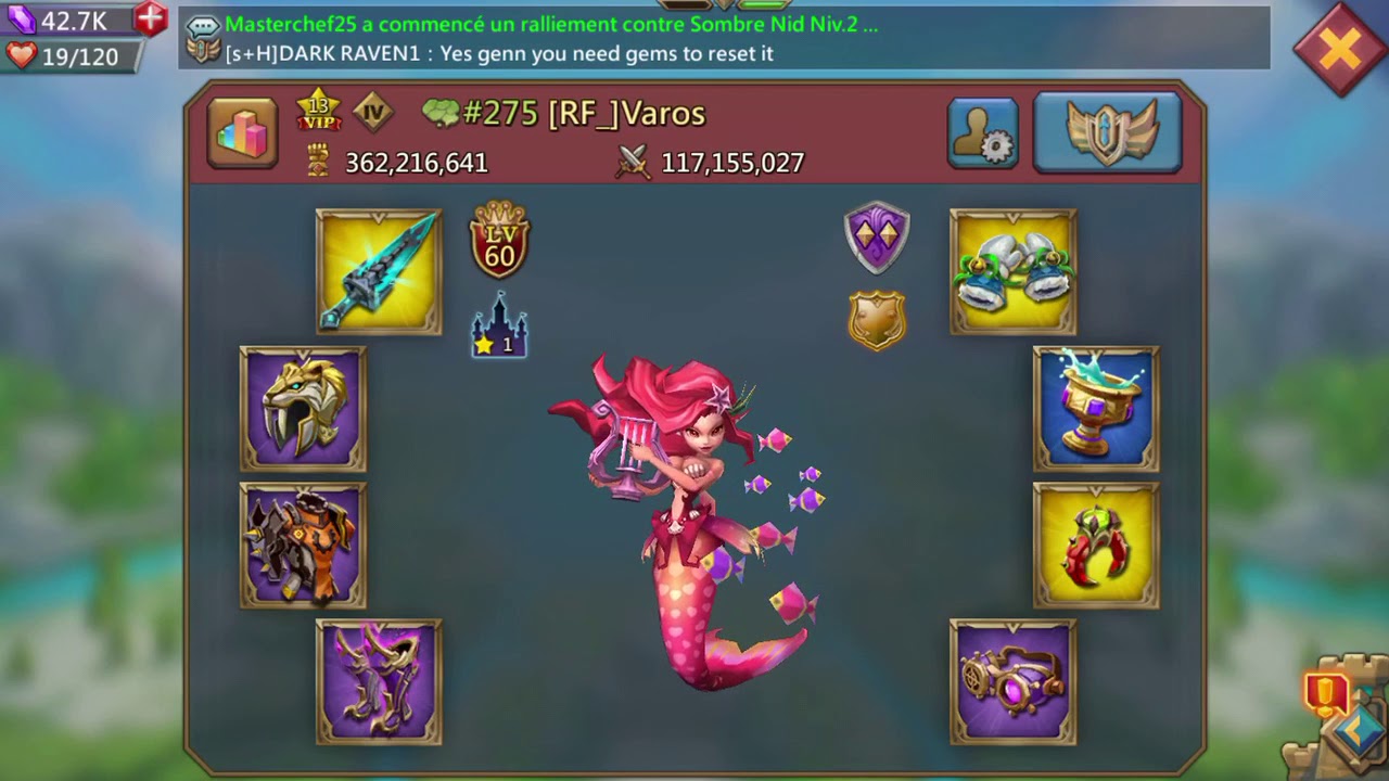 Lords Mobile. Mon compte TRAP!  KvK