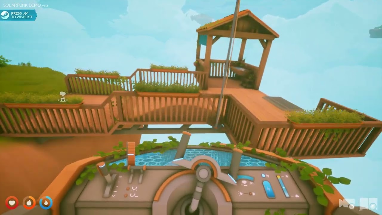 играю в Solarpunk 17 часть