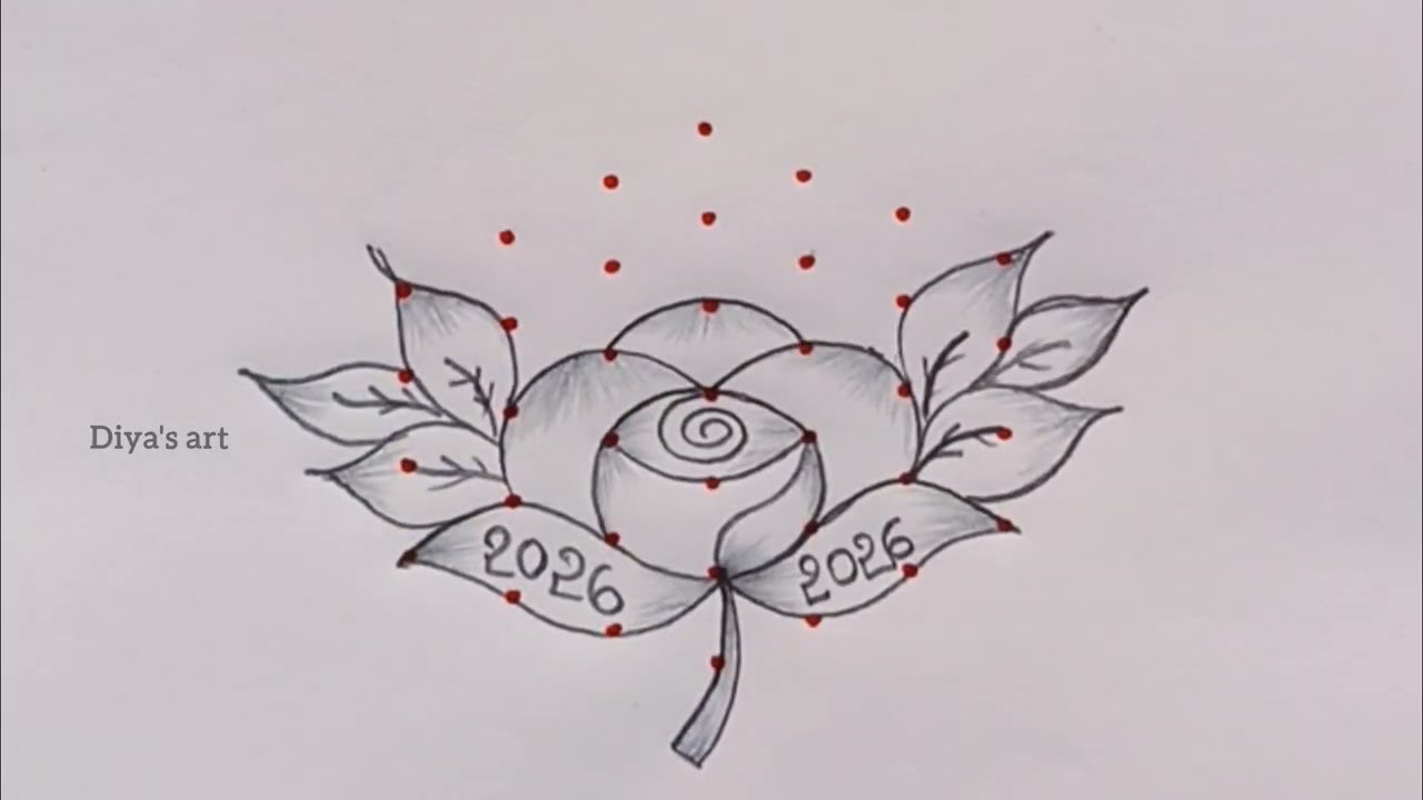7×4 dots simple beautiful art 🌺 simple and easy rangoli design for festival 