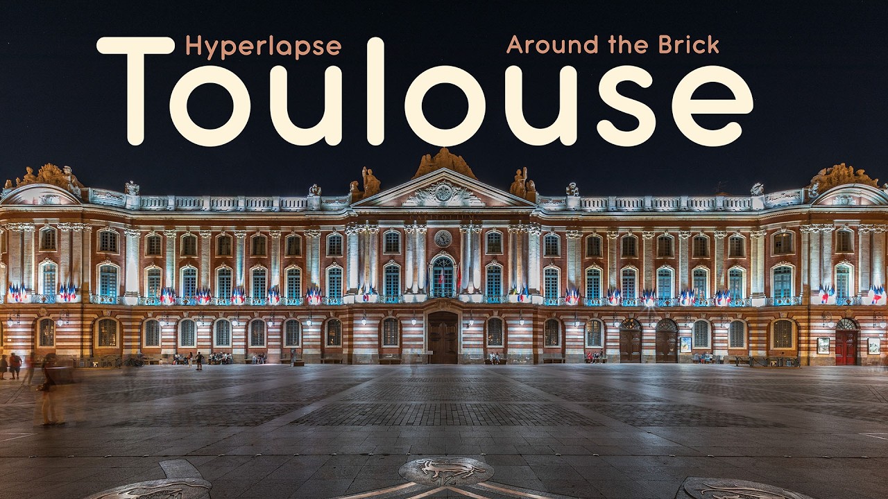 Around the Brick: Toulouse Hyperlapse | Франция | 4K