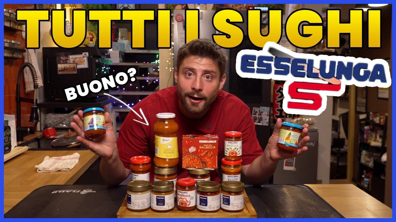 PROVO TUTTI i SUGHI dell'ESSELUNGA | PRATTQUELLO