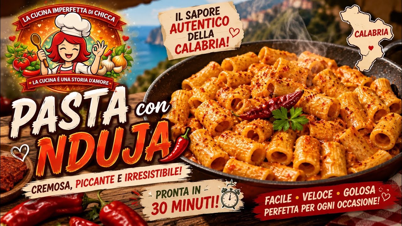 Pasta con nduja\ Pasta with nduja\Pâtes au nduja\Pasta con nduja