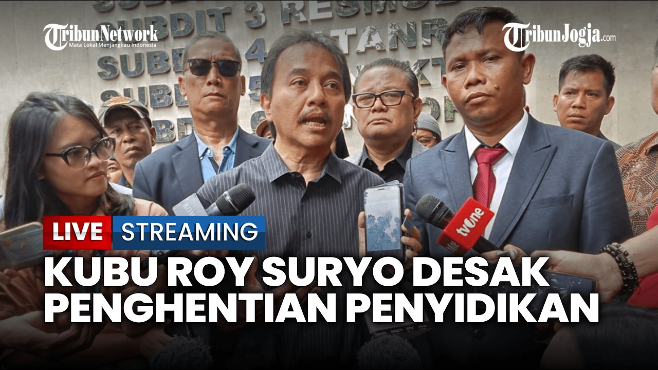 🔴 ROY SURYO CS MINTA IRWASUM POLRI EVALUASI KASUS IJAZAH JOKOWI, DESAK PENGHENTIAN PENYIDIKAN