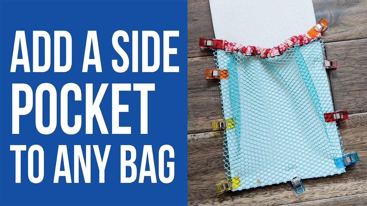 How to Add a Side Pocket to Any Bag