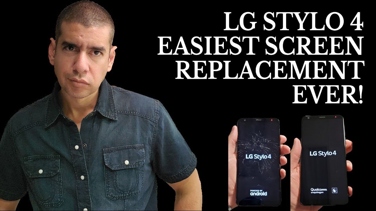 LG Stylo 4 Cracked Screen Repair Replacement - An Easy How To Repair Video