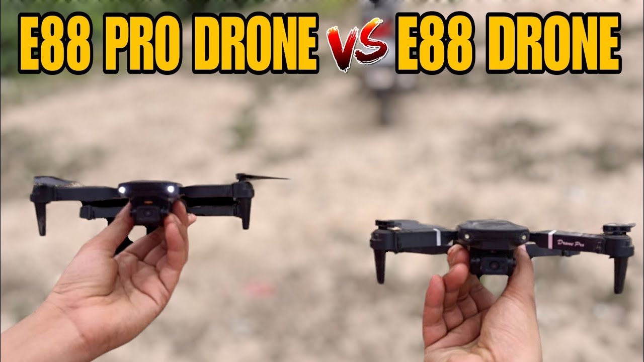 E88 Drone VS E88 Pro Drone | Flying test | Battery Test, Camera Test | All comparison