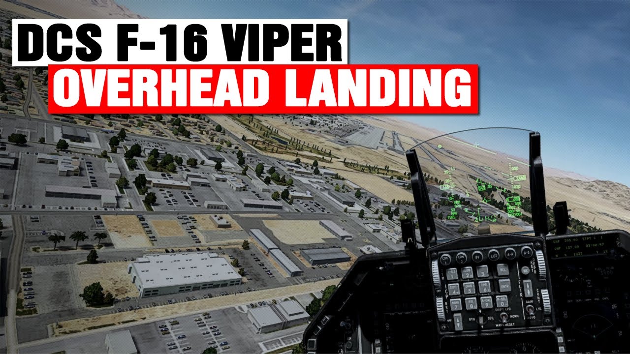 DCS : F-16 Viper : Посадка в воздухе