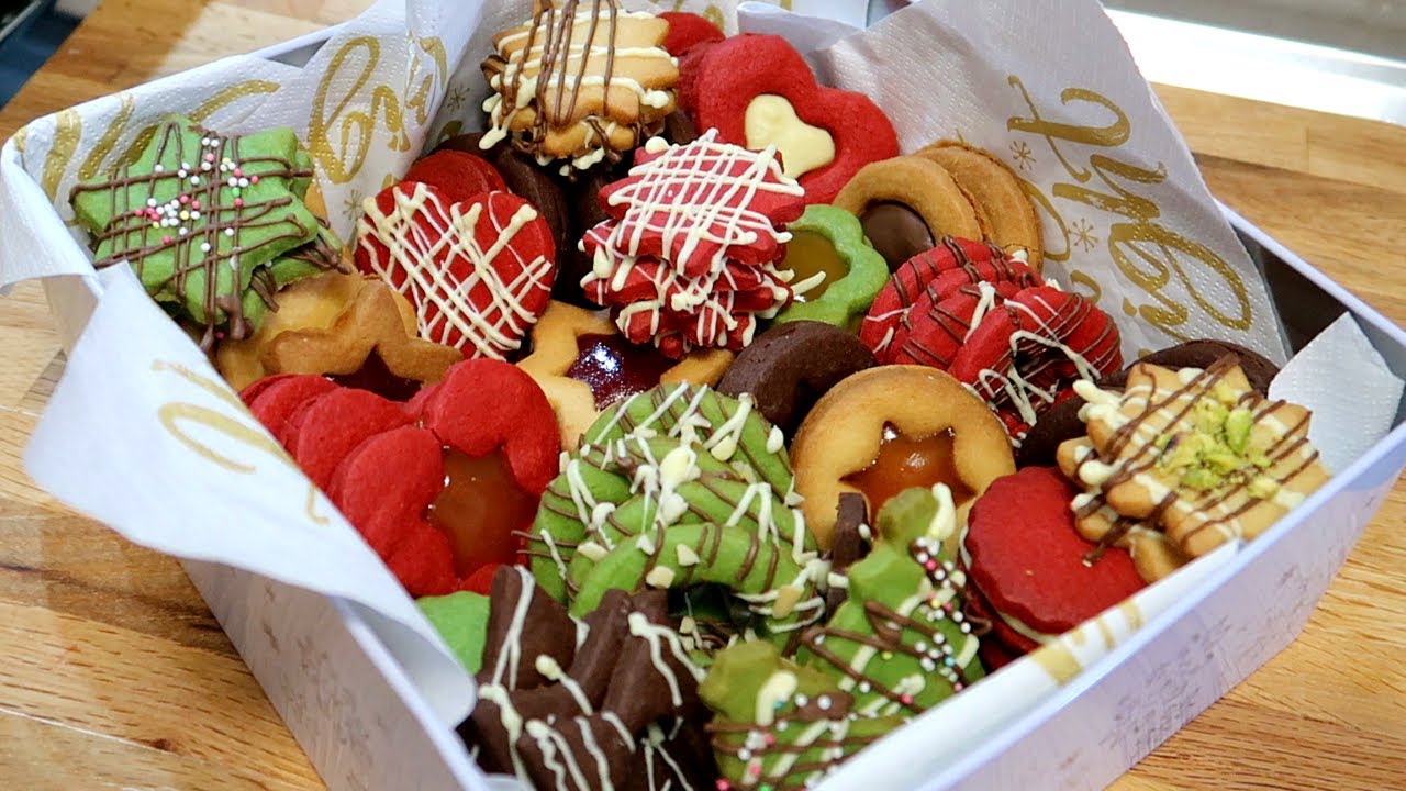 Cookies Box | Christmas Cookies | One Dough, Different Kinds of Cookies | HOME COOKING
