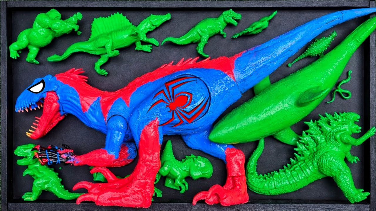 Dinosaurus Jurassic World Dominion: T-rex/ Brachiosaurus/ Skibidi/ Spider-Man/ KingKong/ KingGidorah