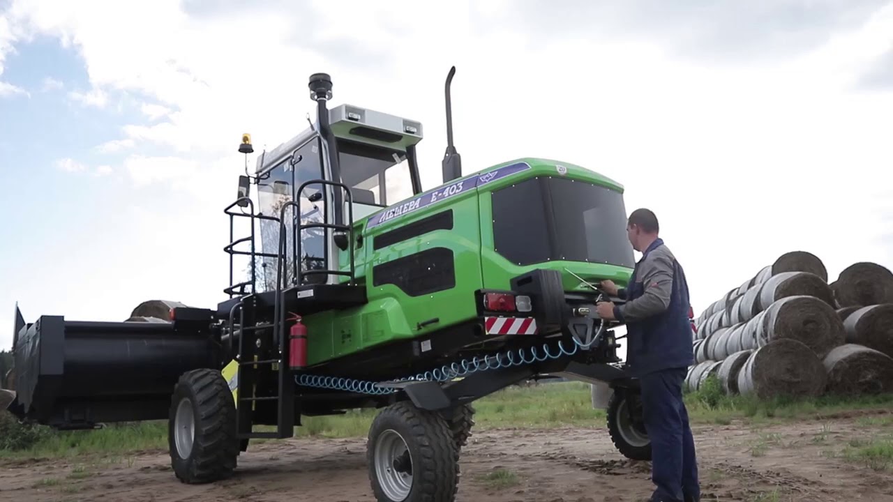 Обновлённая самоходная косилка Мещера Е 403