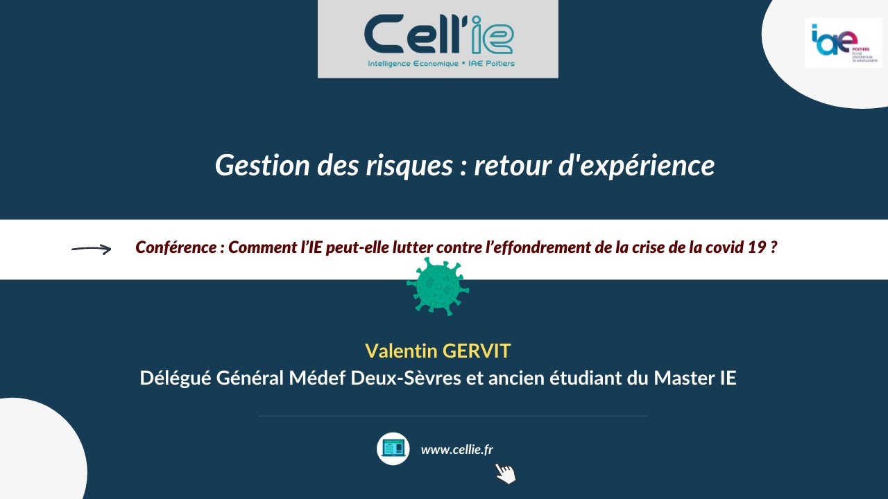 [CONF 3/4] Gestion des risques en entreprise depuis la crise sanitaire