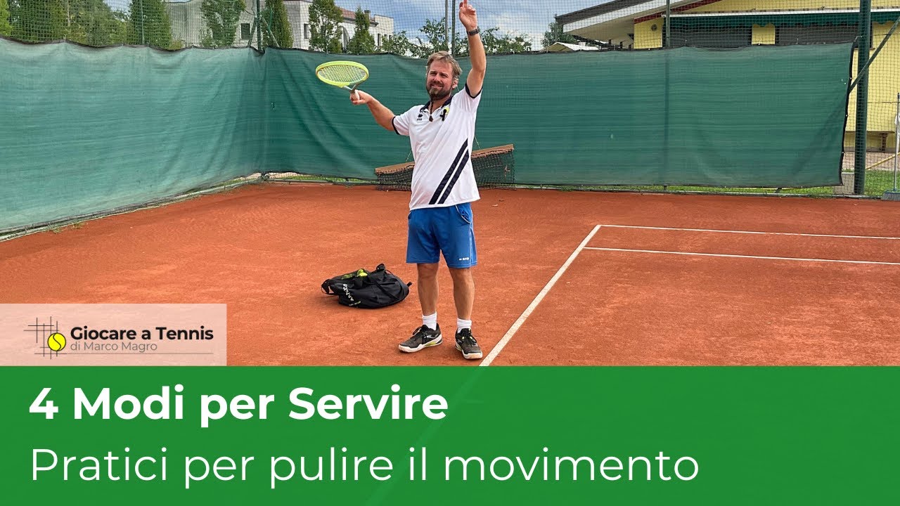Come Allenare il Servizio a Tennis: 4 Esercizi Semplici ed Efficaci