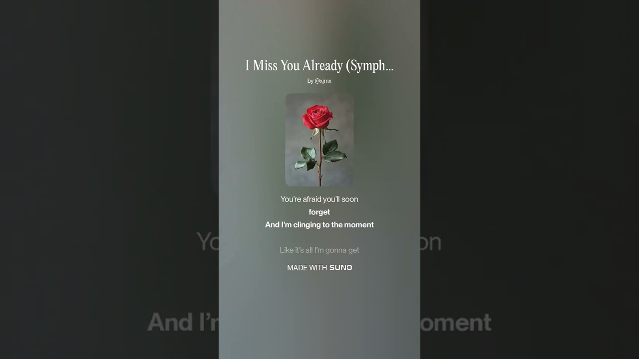 I Miss You Already (Symphonic Metal SIDE A) - xJMx