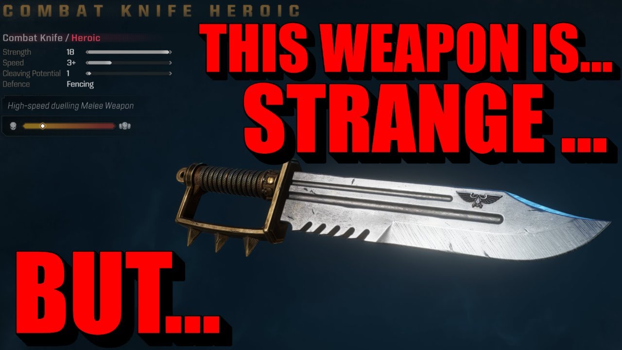 Some thoughts on NEW Heroic Fencing Combat Knife - Secretly OP?? Space Marine 2 Patch 12 PTS