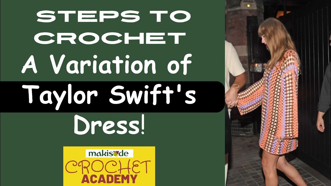 Step by Step Detailed Tutorial on A Variation Of Taylor Swift's Granny Stitch Dress Shirt ~June 2024