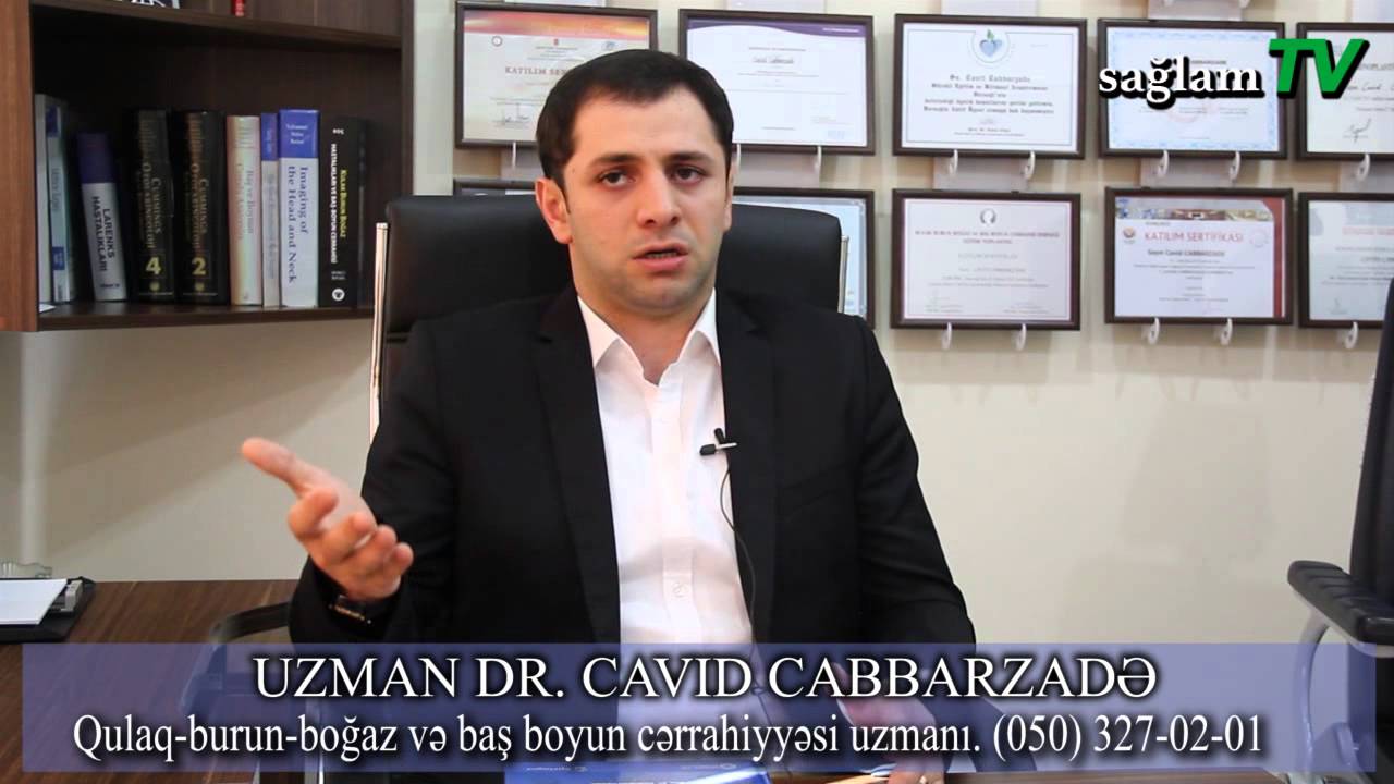 Uzman dr. Cavid Cabbarzadə. Rinoplastika-burun estetik əməliyyatlarında həkim seçimi necə olmalıdır?